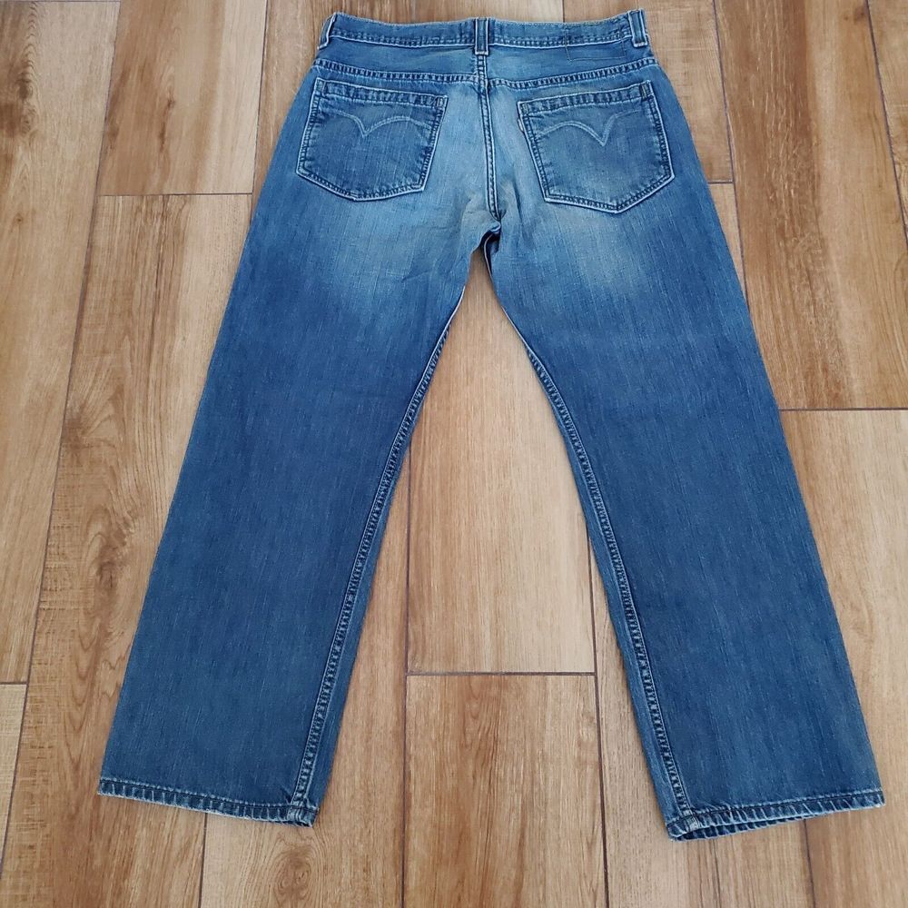 Levis Silvertab Jeans‎ Mens *32x29 (32x30) True Straight  Blue Denim Button Fly - Picture 6 of 16